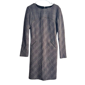 PERUVIAN CONNECTION Wool Long Sleeve Dress